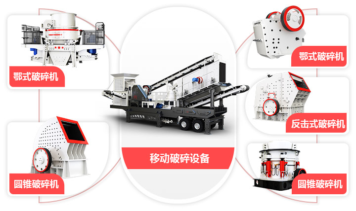 移動(dòng)液壓破碎機(jī)多機(jī)組合，實(shí)現(xiàn)多種物料破碎