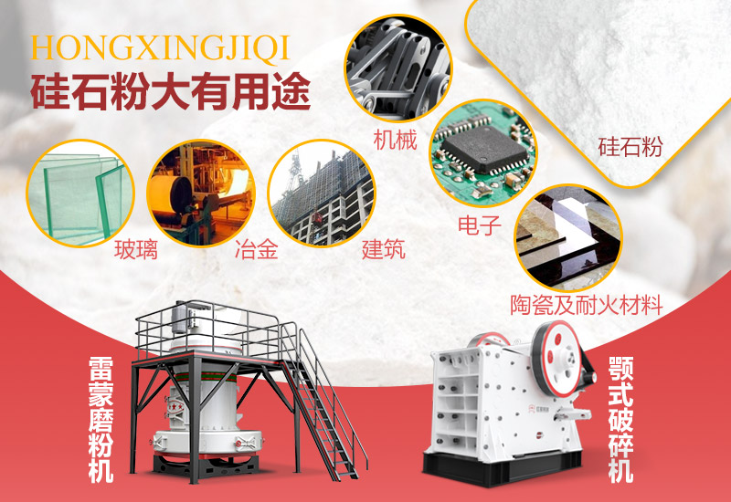 硅石加工后用途多樣化